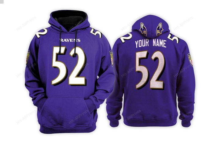 Baltimore Ravens Custom Name Hoodie Baltimore Ravens Custom Name Hoodie