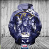 Baltimore Ravens Halloween Horror Night 3D Pullover Hoodie