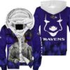 Baltimore Ravens Pennywise The Dancing Clown It Halloween 3D All Over Print Hoodie