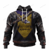 Baltimore Ravens Warrior Customized Hoodie Jersey