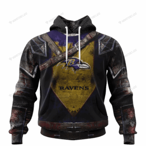 Baltimore Ravens Warrior Customized Hoodie Jersey