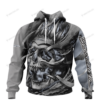 Barracuda Muscle Car Skull Personalized Custom 3D Hoodie