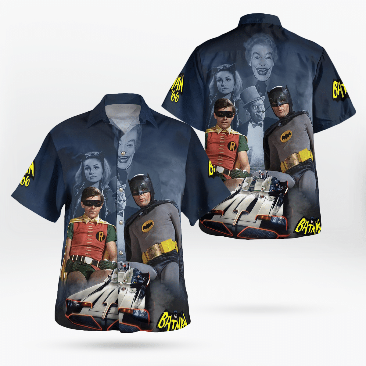 Batman And Robin Hawaiian Shirt Batman And Robin Hawaiian Shirt