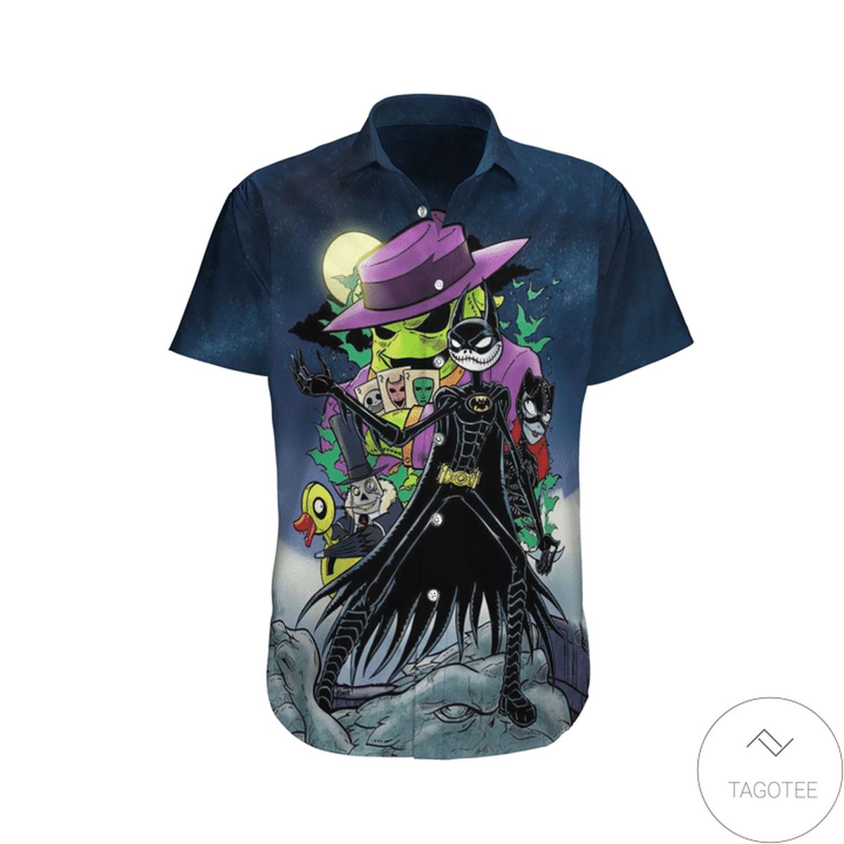Batman Skeleton Halloween Hawaiian Shirt Batman Skeleton Halloween Hawaiian Shirt