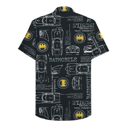 Batmobile Cosplay Hawaiian Shirt Batmobile Cosplay Hawaiian Shirt