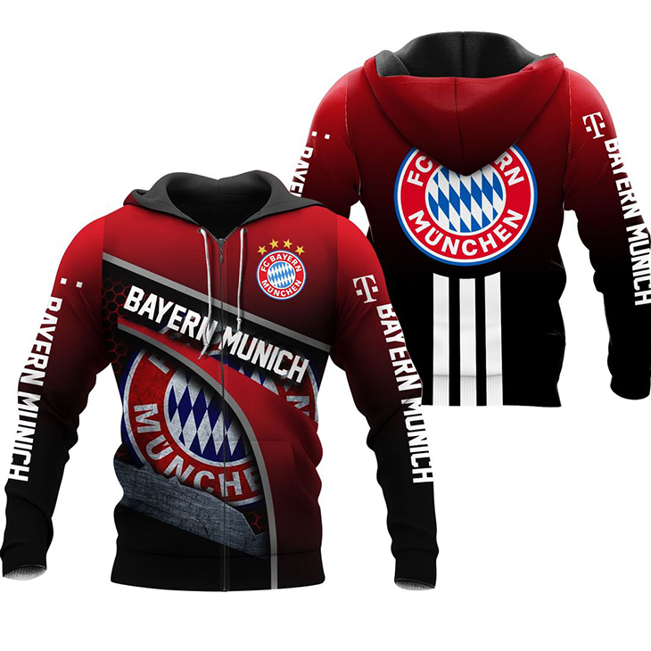 Bayern Munich 3D All Over Print Hoodie Bayern Munich 3D All Over Print Hoodie