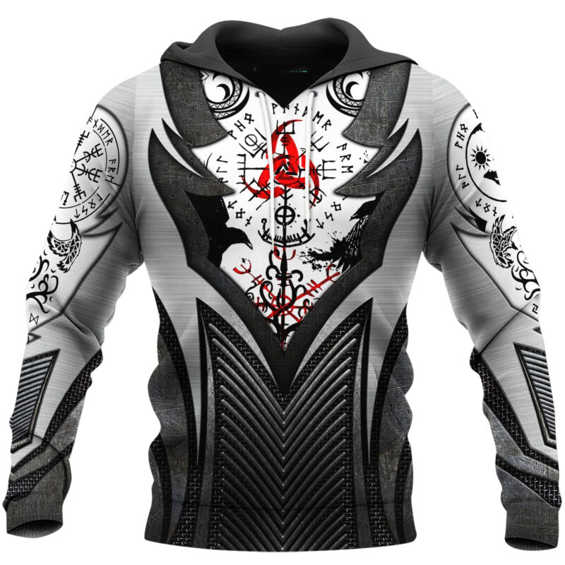 Beautiful Vikings Tattoo All Over Printed Hoodie Beautiful Vikings Tattoo All Over Printed Hoodie