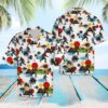 Bigfoot Camping Hawaiian Shirt Summer Button Up
