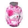 Bike Maple Leaf Breast Cancer Awareness 3D Shirt