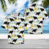 Black Cat Summer Pattern Hawaiian Shirt Summer Button Up