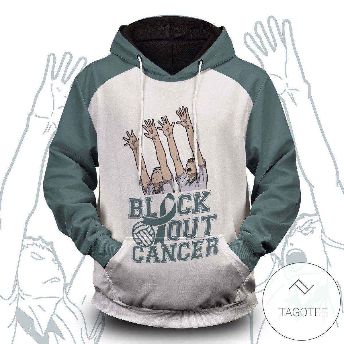 Block Out Pullover Hoodie Block Out Pullover Hoodie