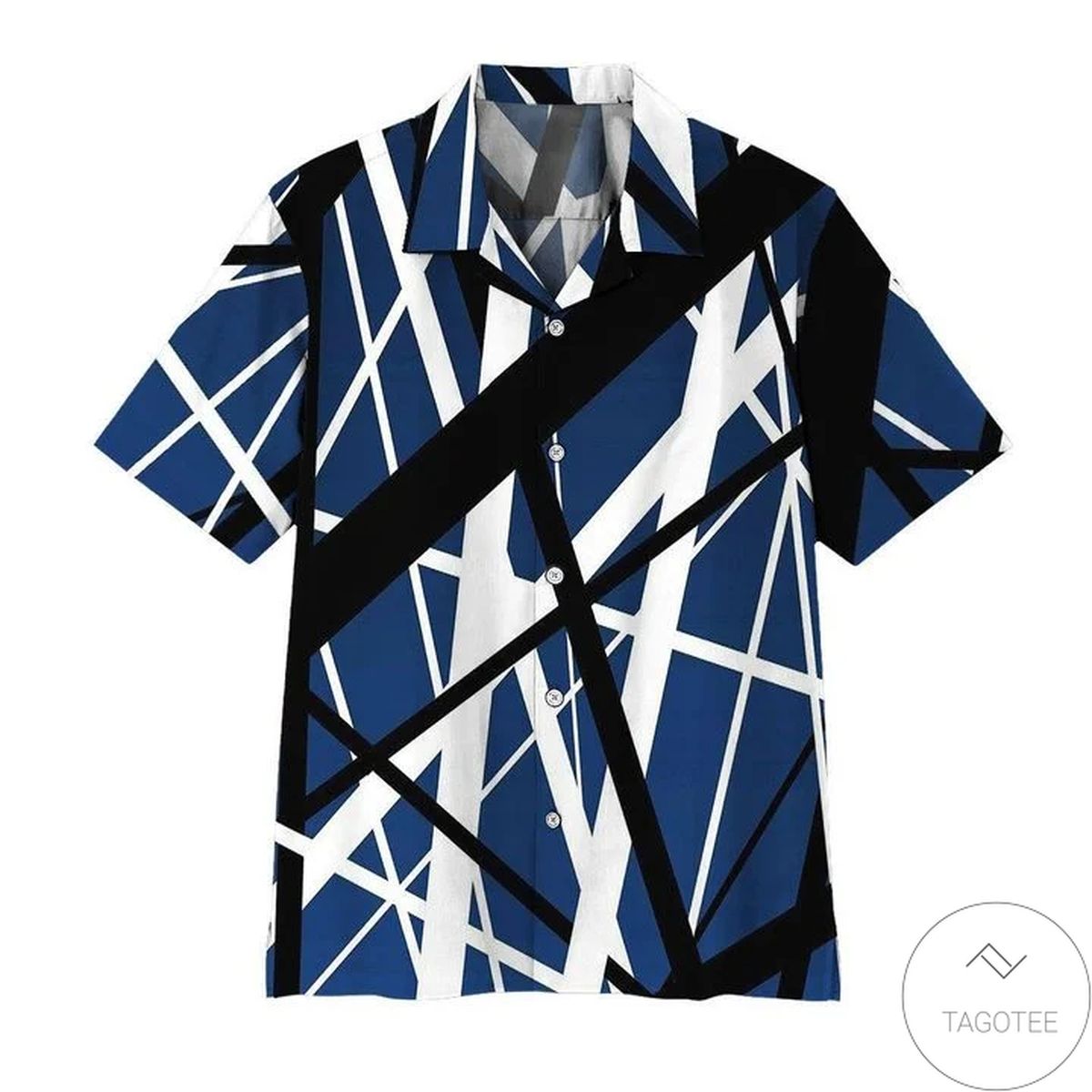 Blue Frankenstrat Strings Hawaiian Shirt Blue Frankenstrat Strings Hawaiian Shirt