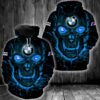 Bmw Skull 3D All Over Print Hoodie