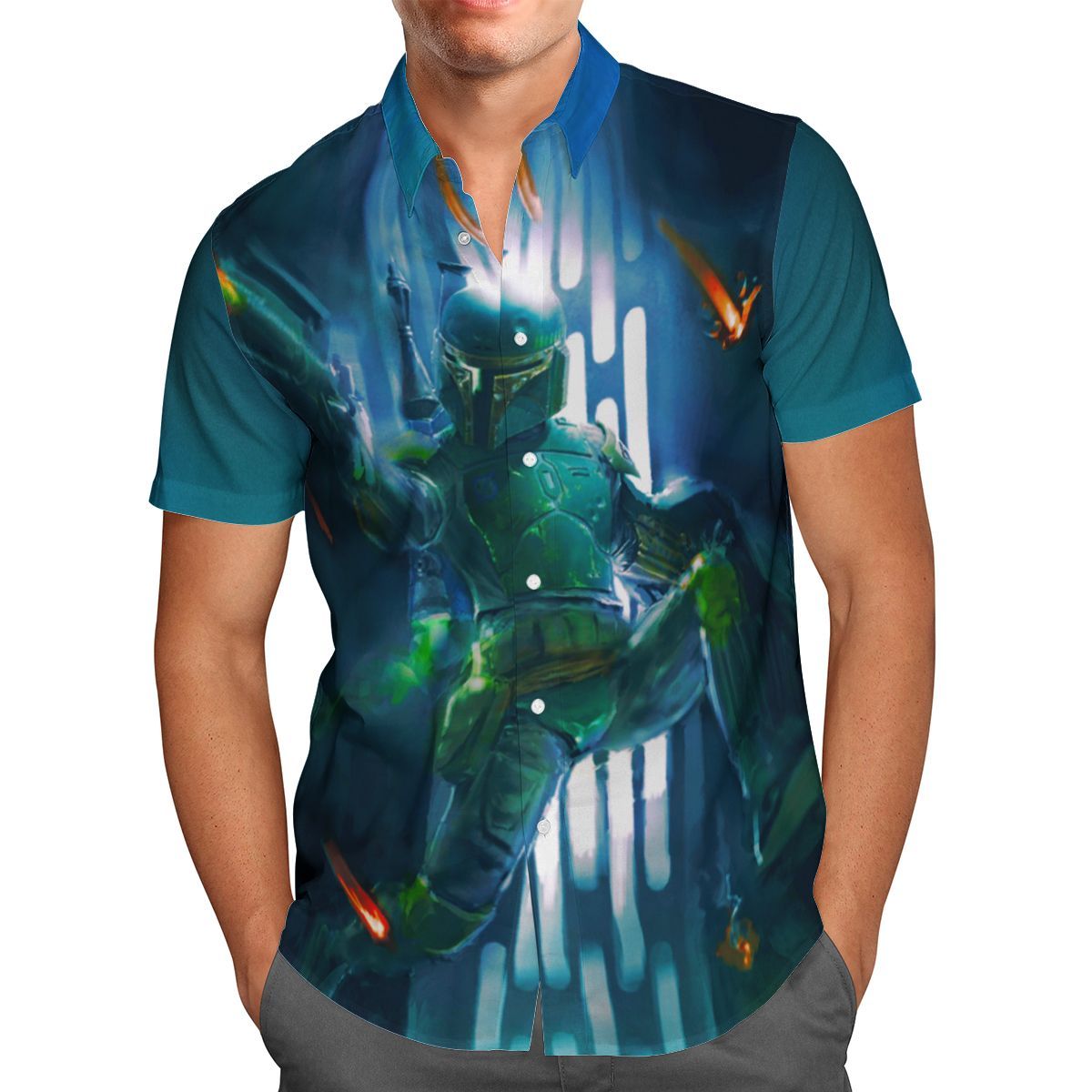 Boba Fett Hawaiian Shirt Boba Fett Hawaiian Shirt