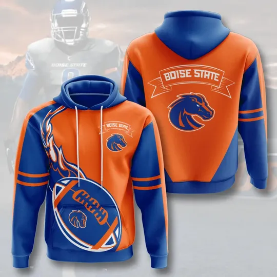 Boise State Broncos All Over Print 3D Hoodie Boise State Broncos All Over Print 3D Hoodie