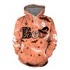 Boo Pumpkin Halloween Uterine Cancer Awareness 3D Shirt