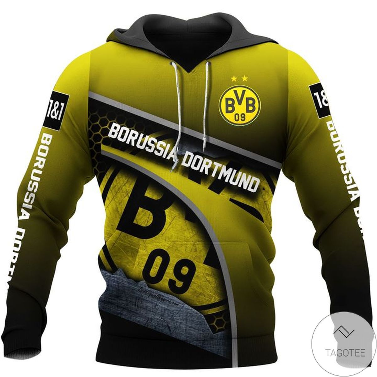 Borussia Dortmund 3D Hoodie Borussia Dortmund 3D Hoodie