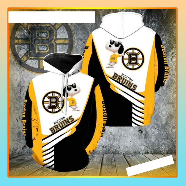 Boston Bruins Snoopy 3D Hoodie Boston Bruins Snoopy 3D Hoodie