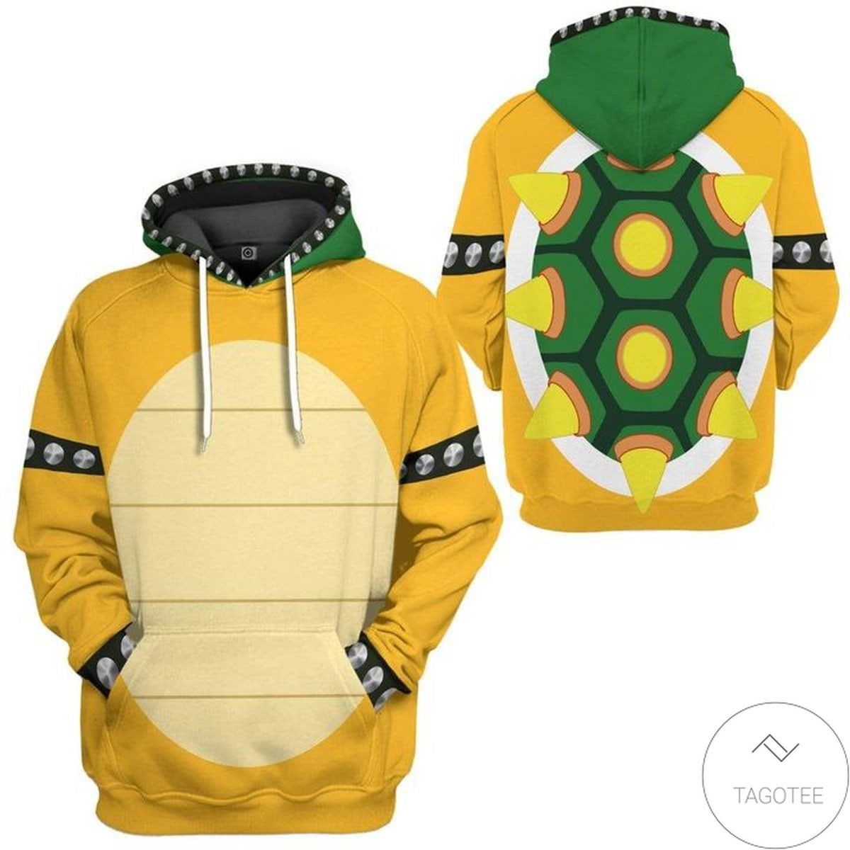 Bowser Super Mario Bros. Costume 3D Hoodie Bowser Super Mario Bros. Costume 3D Hoodie