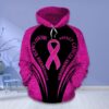 Breast Cancer Awareness 3D Hoodie