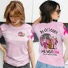 Breast Cancer Awareness Scooby Doo In October We Wear Pink 3D Shirt