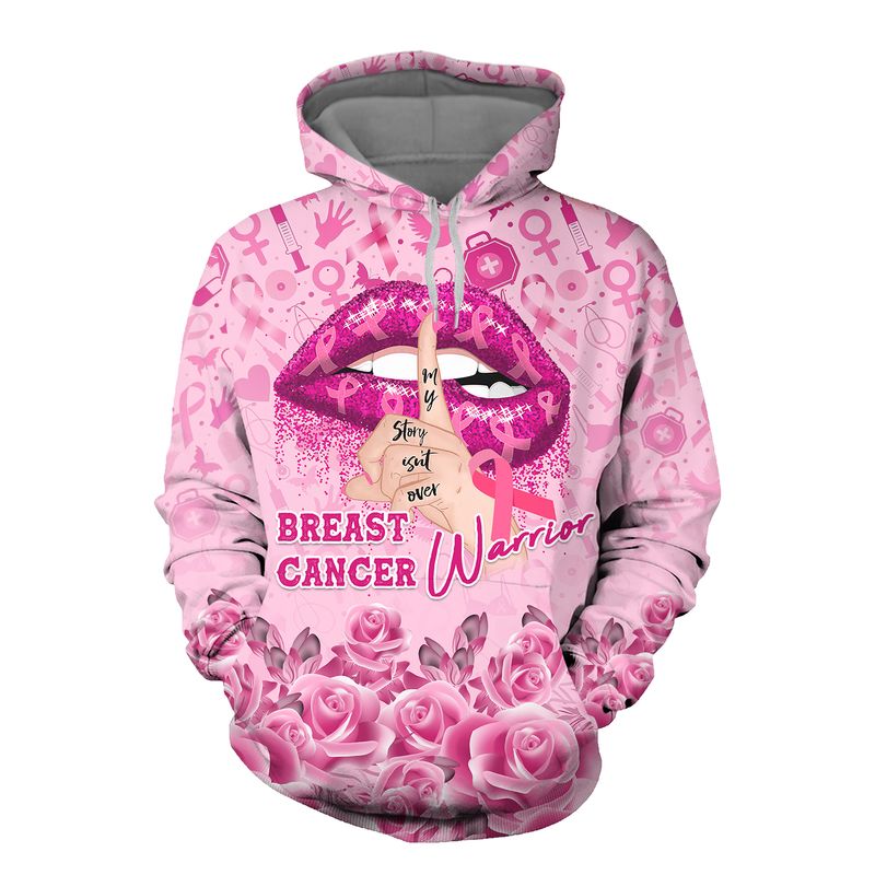Breast Cancer Warrior My Story Isn’T Over 3D Shirt Breast Cancer Warrior My Story Isn’T Over 3D Shirt