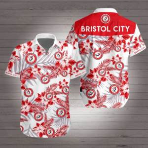 Bristol City Fc Hawaiian Shirt Summer Button Up