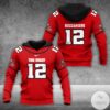 Buccaneers 12 Tom Brady 3D Hoodie