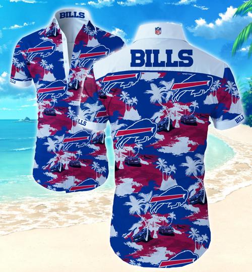 Buffalo Bills Coconut Tree Hawaiian Shirt Summer Button Up Buffalo Bills Coconut Tree Hawaiian Shirt Summer Button Up
