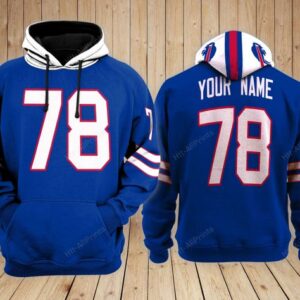 Buffalo Bills Custom Name Hoodie