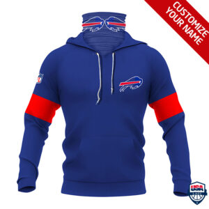 Buffalo Bills Ver 01 Personalized 3D Mask Hoodie