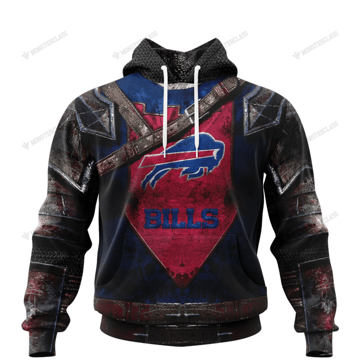 Buffalo Bills Warrior Customized Hoodie Jersey Buffalo Bills Warrior Customized Hoodie Jersey