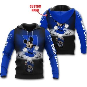Buke Blue Devils Mickey Custom Name Shirt