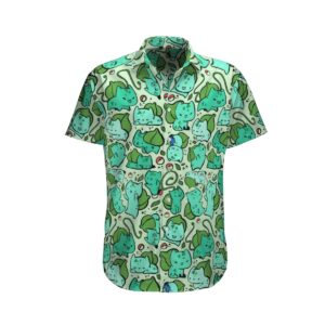 Bulbasaur Pokemon Hawaiian Shirt