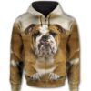 Bullmastiff 3D Hoodie