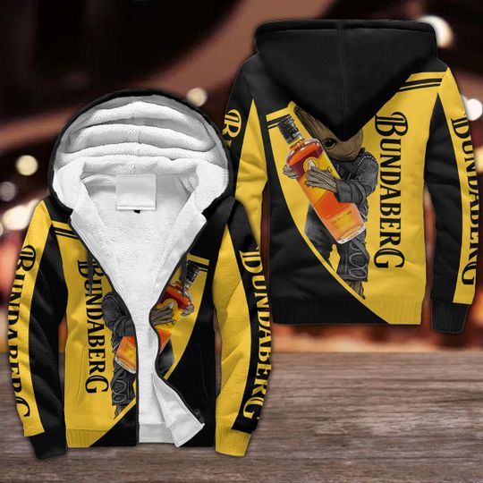 Bundaberg Brewed Drinks Groot 3D Fleece Hoodie Bundaberg Brewed Drinks Groot 3D Fleece Hoodie