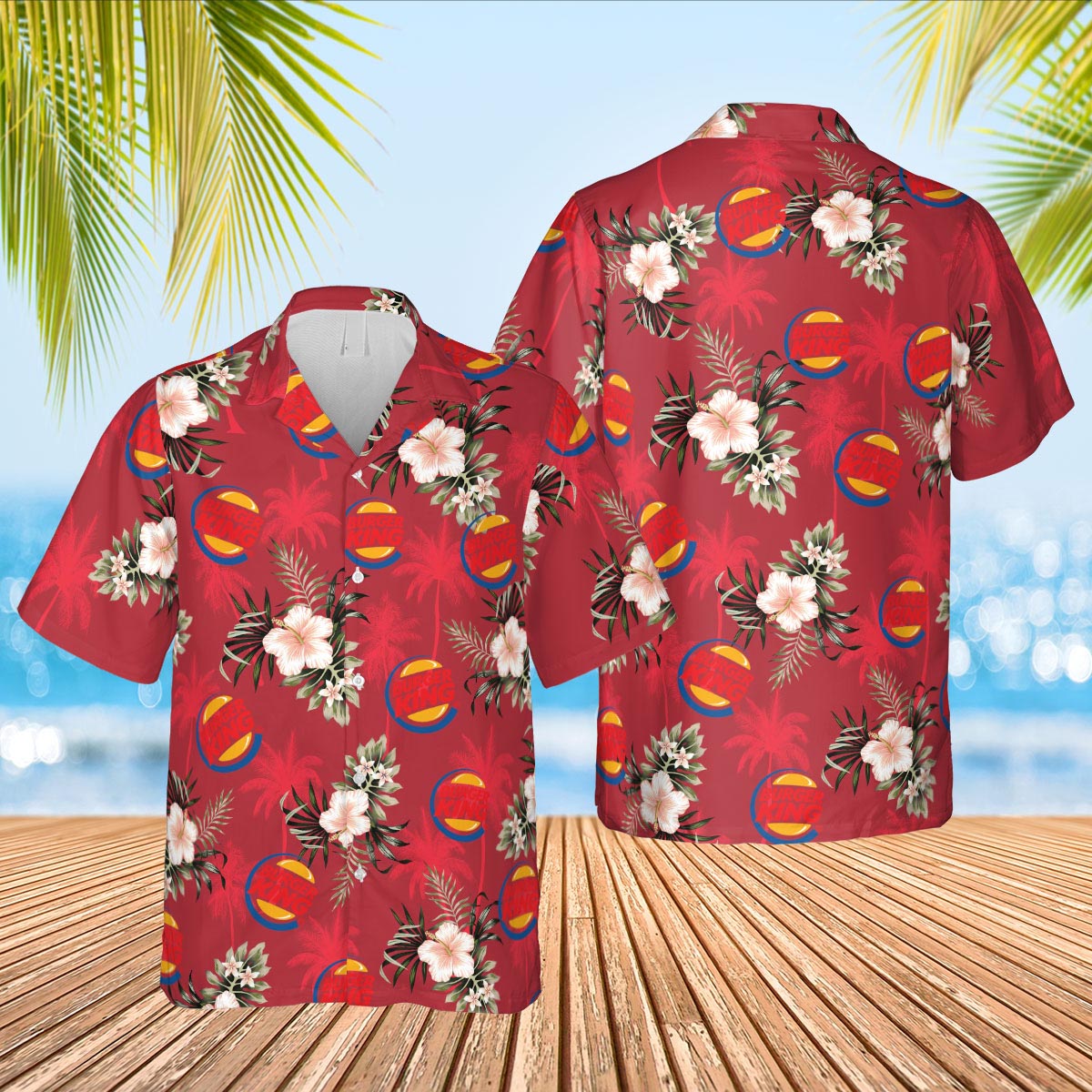 Burger King Hawaiian Shirt Burger King Hawaiian Shirt