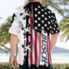 Busch Beer American Flag Hawaiian Shirt
