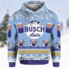 Busch Latte Beer Ugly Christmas 3D Hoodie