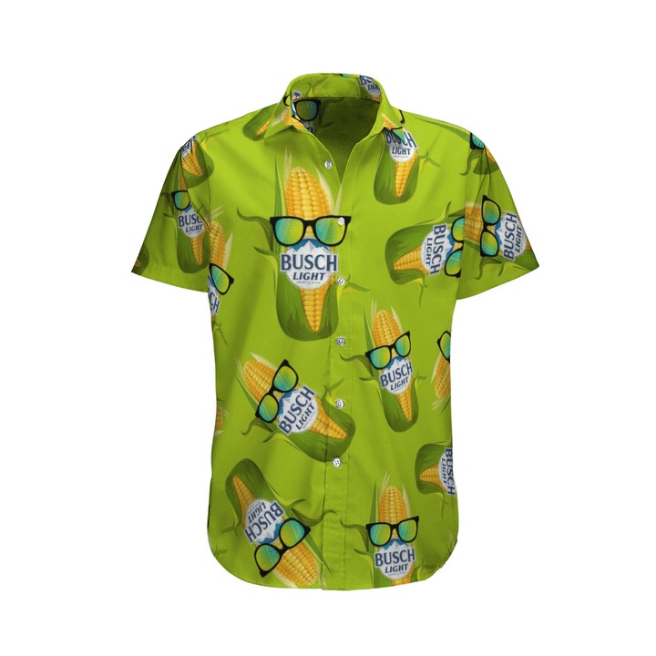 Busch Light Corn Glasses Hawaiian Shirt Busch Light Corn Glasses Hawaiian Shirt