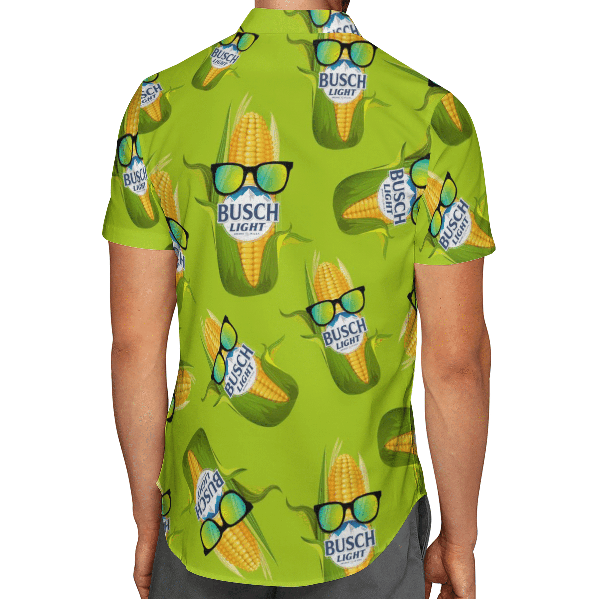Busch Light Corn Hawaiian Shirt Busch Light Corn Hawaiian Shirt