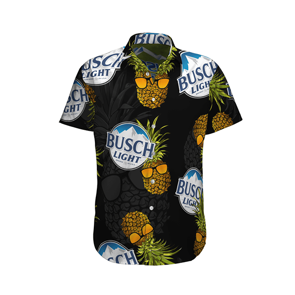 Busch Light Pineapple Hawaiian Shirt Busch Light Pineapple Hawaiian Shirt