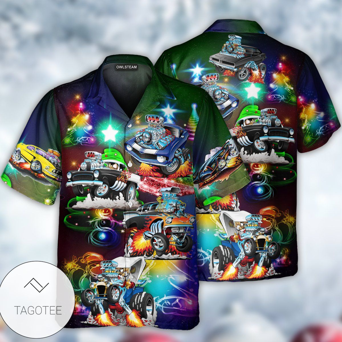 Car Christmas Merry Christmas Hawaiian Shirt Car Christmas Merry Christmas Hawaiian Shirt