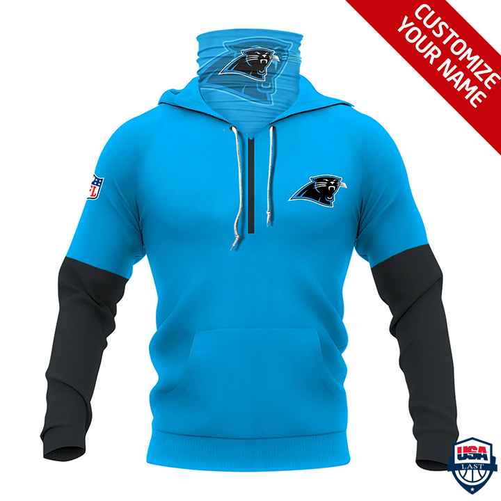 Carolina Panthers Ver 01 Personalized 3D Mask Hoodie Carolina Panthers Ver 01 Personalized 3D Mask Hoodie