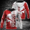 Case Ih Punisher Skull 3D Over Print Hoodie