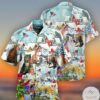 Cat And Bird Winter Christmas Vibe Hawaiian Shirt