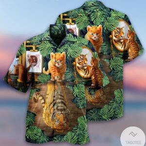Cat And Tiger Hawaiian Shirt