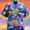 Cat In The Galaxy Hawaiian Shirt