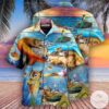 Cat Mermaid On The Beach Hawaiian Shirt