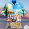 Cats Love Beach Sunshine Hawaiian Shirt